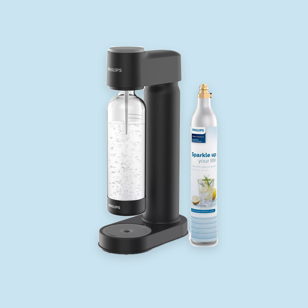 Sparkling water makers and refills