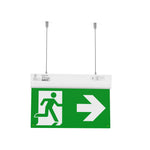 VGTECH LED Permanente Noodverlichting Noodlamp Exit Nooduitgang Vluchtwegverlichting Noodlicht Vluchtweg EXIT IP42 Draaibaar