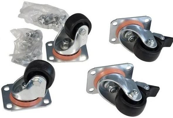 Комплект 4 колела до 250kg за стоящ шкаф Estap, LEGRAND, ECAST4