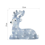 Декорация еленче 31x14x27см LED студена светлина IP44 с таймер FIGURES EMOS, DCFC06