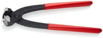 Клещи за скоби, червена ръкохватка 220мм, Knipex - K1099I220