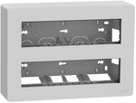 Моноблок за открит монтаж 2x8 мод. цвят Алуминий Unica System+ SE, SCHNEIDER ELECTRIC, NU121830