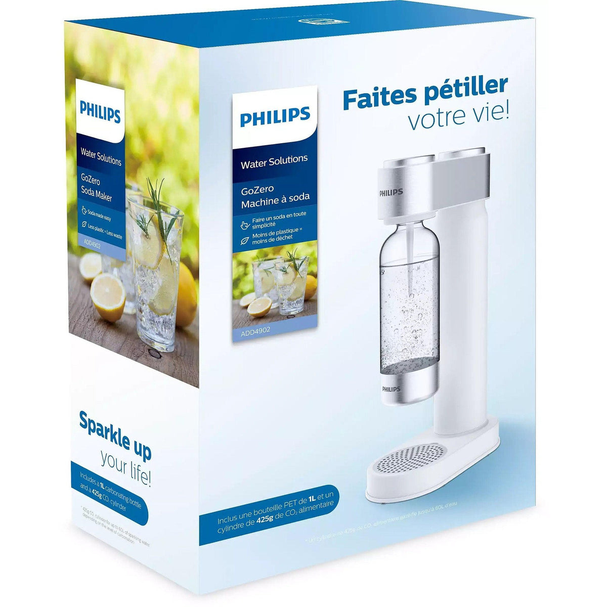 МАШИНА ЗА СОДА ADD4902WH PHILIPS - БЯЛ