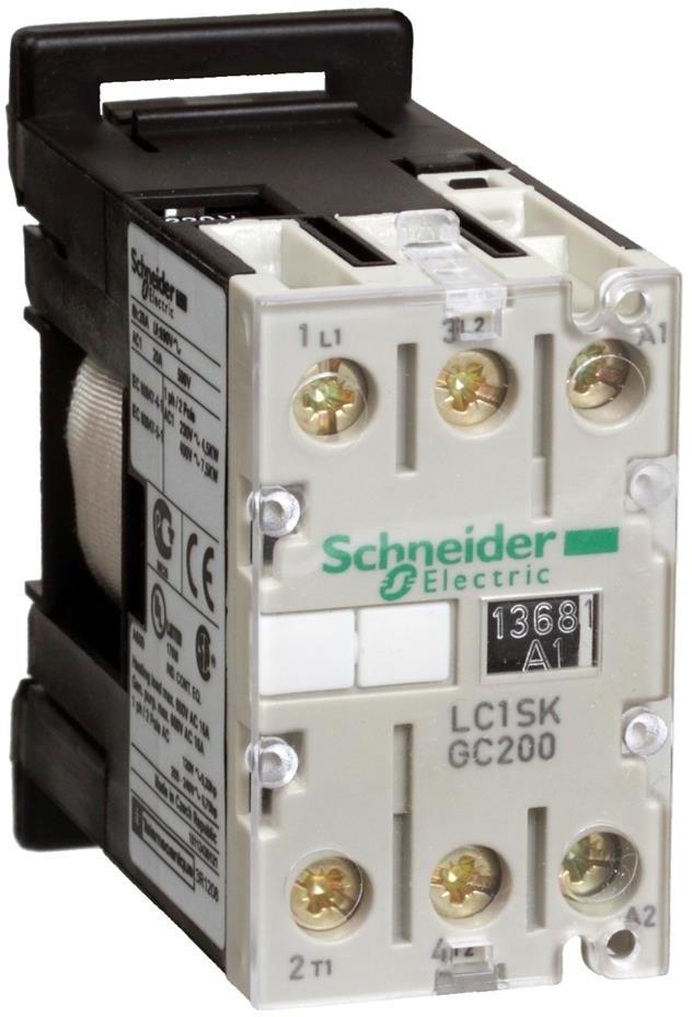 Контактор TeSys SKGC 2P (20A AC-1) 220V 50/60Hz SE, SCHNEIDER ELECTRIC НИСКО НАПРЕЖЕНИЕ, LC1SKGC200M7