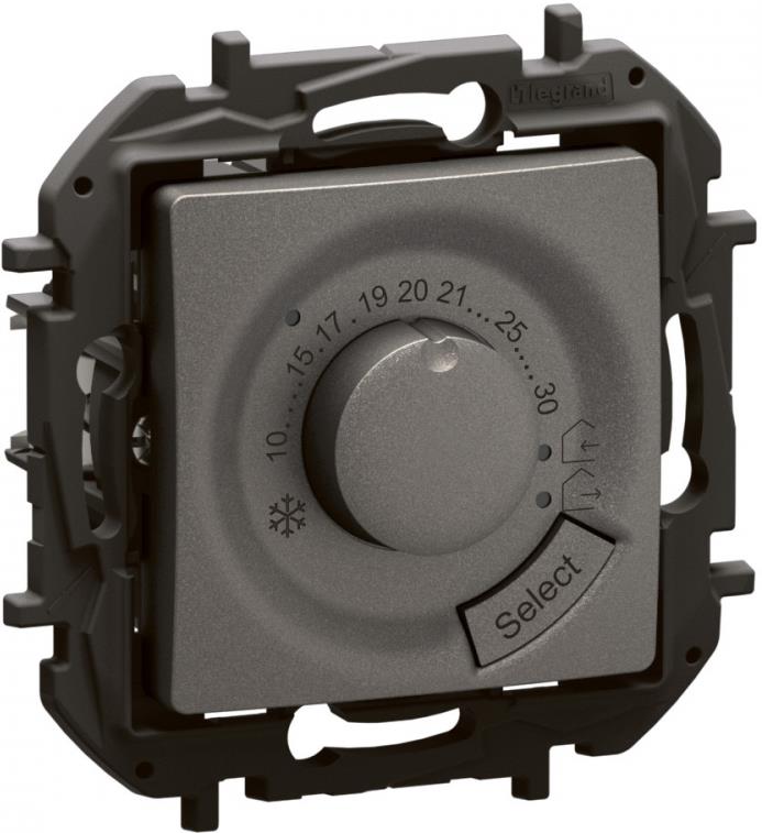 Термостат 10-30°C 230V max 8А цвят Сив Niloe New Legrand, LEGRAND, NP670MG