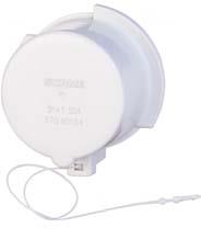 Капачка за промишлен щепсел 2P+Е 32A и 3P+Е 32A 380V IP66/67, 6h универсална Scame, SCAME, 570.90324