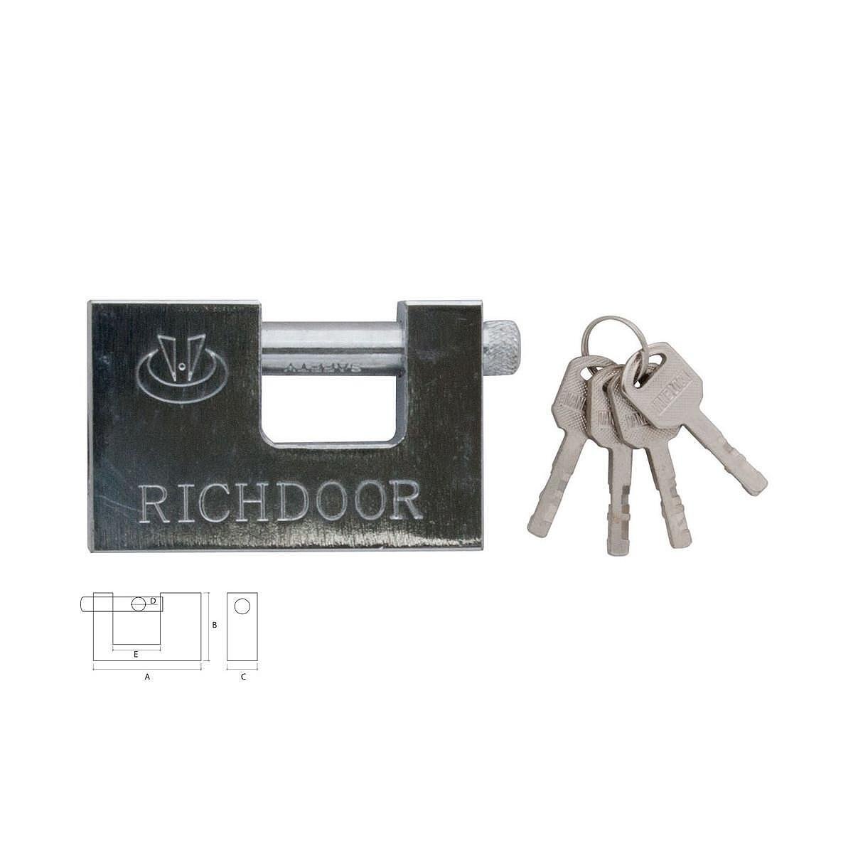 Катинар стоманен "RICHDOOR" 90 mm - XG53303