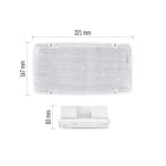 Авариен осветител LED 10W 6500K 1500lm 3h IP65 открит монтаж NESSI EMOS, ZN1120