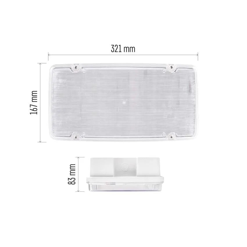 Авариен осветител LED 10W 6500K 1500lm 3h IP65 открит монтаж NESSI EMOS, ZN1120