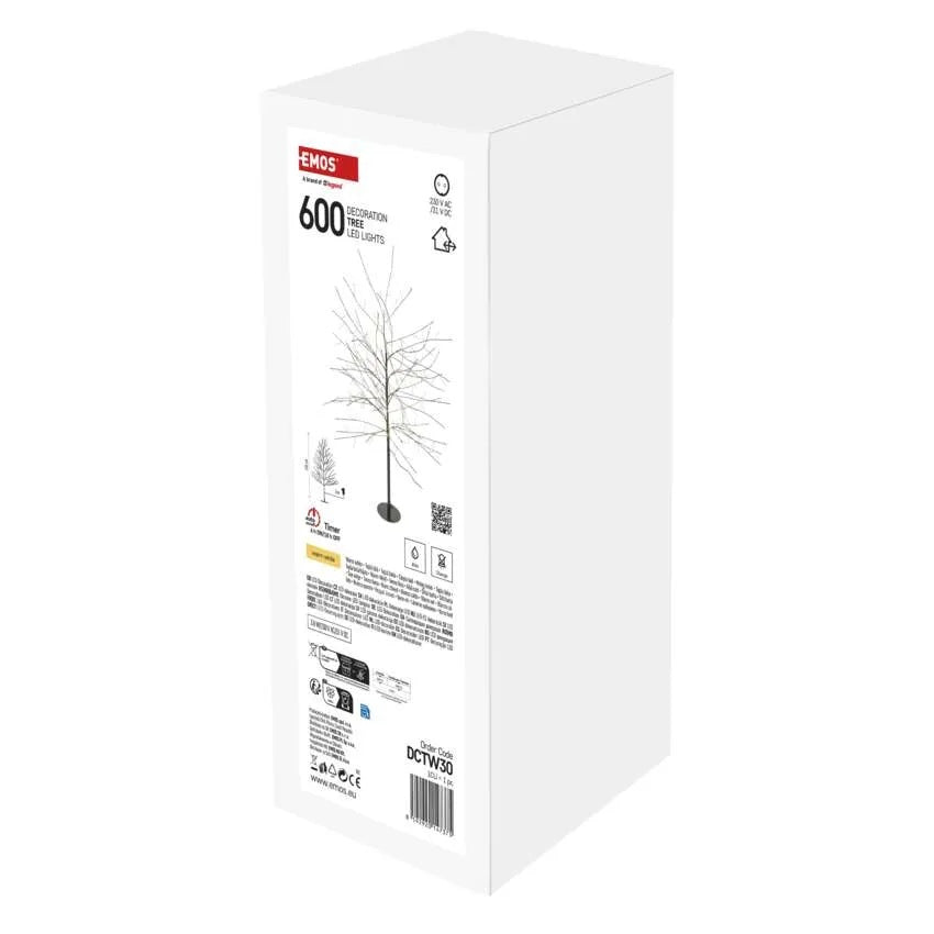 Декорация дръвче 120см LED топла светлина IP44 с таймер FIGURES EMOS, DCTW30