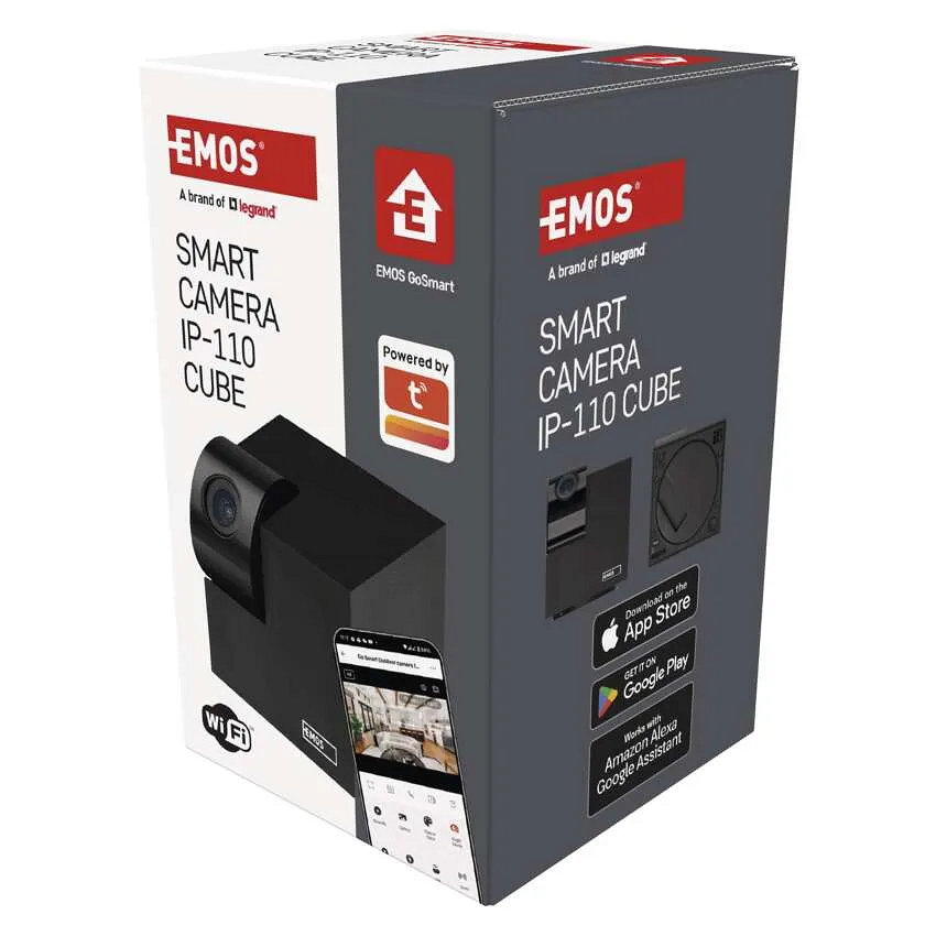 IP Камера 3MP PT 5Vdc IP20 IP-110 CUBE Wi-Fi GoSmart EMOS