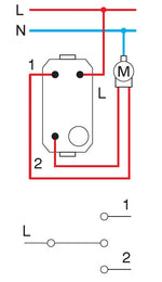 Ключ за щори 16A цвят Злато Edge TEM, SP40PG