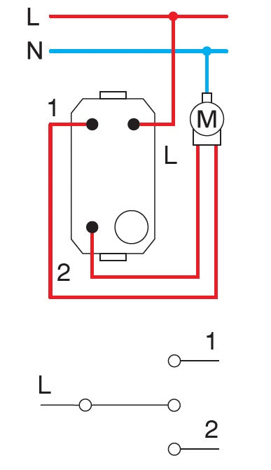 Ключ за щори 16A цвят Злато Edge TEM, SP40PG