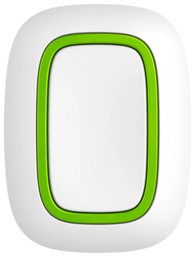 Дистанционно с 1 бутон IP55, бял, Button Ajax, AJAX, 38095.26.WH1