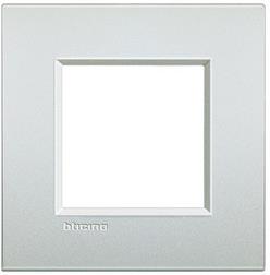 Рамка 2 мод. метална Pearl white AIR LL Bticino, BTICINO, LNC4802PR