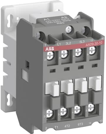 Контактор AX09-30-10 3P 4kW (9A AC-3) 1NO 110V 50/60Hz ABB, 1SBL901074R8410