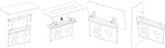 Авариен осветител LED 2.2W 3h IP20 универсален монтаж Commel, COMMEL, C346-203
