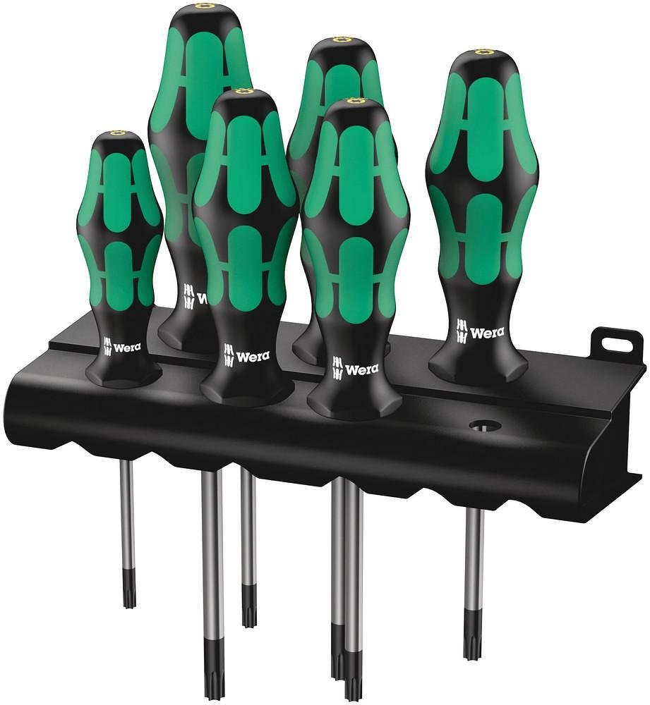 Комплект отвертки, 6x TX, магнитна глава, 367/6 Kraftform Plus Wera - W028059