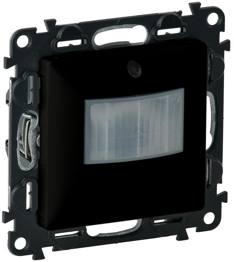 Датчик за движение PIR, 120°, обхват 8m @ h=1.2m, LED ≤ 500W, изисква неутрала, цвят черен Valena Life Legrand, LEGRAND, 756373A