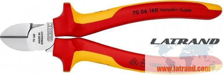 Клещи диагонални резачки VDE1000V - К7006160, KNIPEX