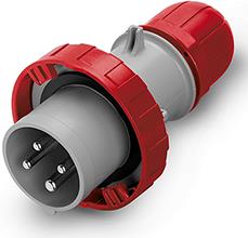 Промишлен щепсел 3P+Е 32A IP66/67/69 серия Optima Scame, SCAME, 218.3236