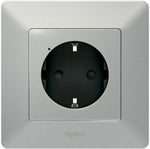Контакт шуко 16A Smart Valena Life Алуминий с рамка Legrand с Netatmo, NETATMO с LEGRAND & BTICINO, 752394
