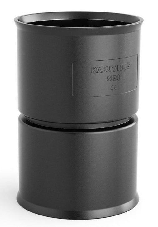 Муфа за тръба ф125мм IP40 цвят Черен HDPE UV Kouvidis, KOUVIDIS, KD6101125