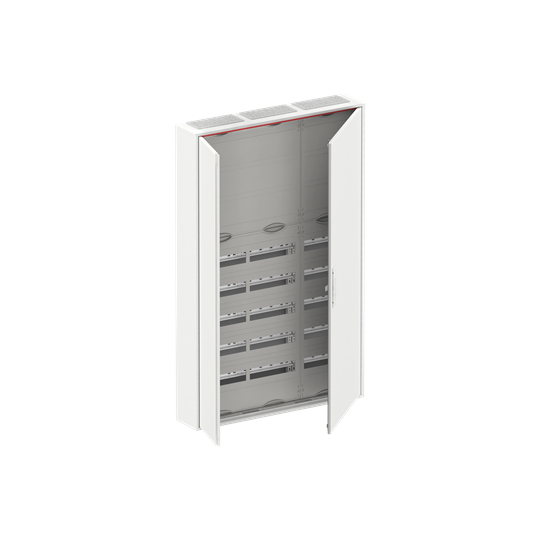 Табло за открит монтаж ComfortLine 8х36мод. CA38K с две плътни метални врати IP44 и Н и РЕ клеми ABB, 2CPX052297R9999