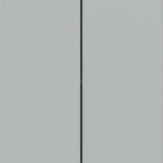 Лицев панел за 2 бутона вертикално 30x60 Linea71 Fenix Grey Ephesus EKINEX, EK-T2R-FGE