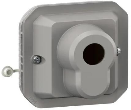 Превключвател I-0-II за ключалка механизъм цвят Сив IP55 Plexo New Legrand, LEGRAND, 69705L