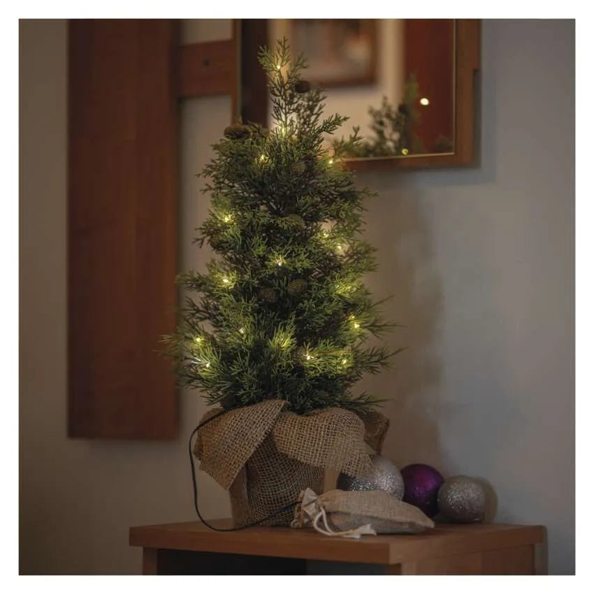 Декорация елха 50см LED топла светлина IP44 с таймер FIGURES EMOS, DCTW31
