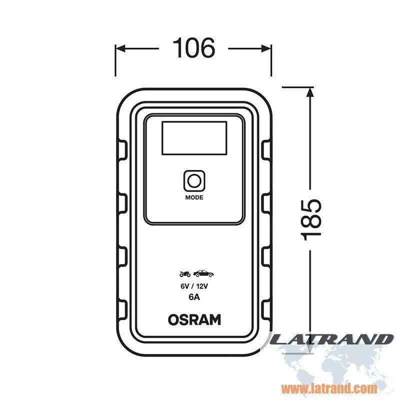 ИНТЕЛИГЕНТНО ЗАРЯДНО УСТРОЙСТВО OEBCS906 BATTERY CHARGE OSRAM