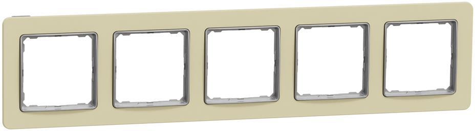 Рамка 5х цвят Пясък Sedna SE, SCHNEIDER ELECTRIC, SDD392805