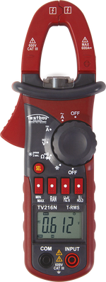 Дигитални амперклещи T-RMS CAT III 0…600Vac/dc, 0…600A, LCD и звук, Testboy TV 216N, TESTBOY, 4028532212162