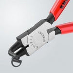 Зегер клещи под ъгъл 90°, Ø8-13мм, червена ръкохватка 130мм, Knipex - K4421J01