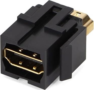 Конектор HDMI 2.0 (вход-изход), цвят Черен, Bachmann, BACHMANN, B918.041