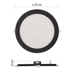 Луна LED DN225 18W CCT 1600lm 110° 30000h IP40 B NEXXO EMOS, ZD1343