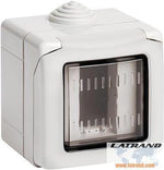 Конзола за открит монтаж с капак IP55 1 мод. цвят Светлосив Classia Bticino - 27501