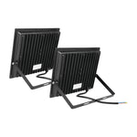 Професионален LED Строителен Прожектор 2x50W със Стойка | 10 000 lm | IP65 | Телескопичен Трипод 1.77 m | Неутрална Светлина 4500K