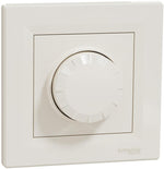 Димер ротативен R=3-370W LED=3-200VA моноблок цвят Крем Asfora SE, SCHNEIDER ELECTRIC, EPH6800123