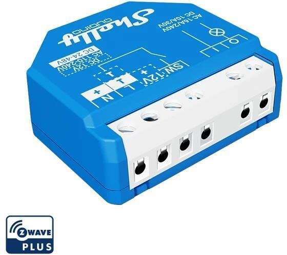 Микромодул Smart реле 1х On/Off 16A изисква неутрала Shelly Qubino Wave 1 - 269039