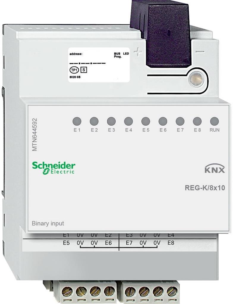 Актуатор входове REG-K 8х 10Vac 4DIN KNX SE, MTN644592