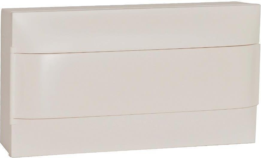 137206 Табло за открит монтаж, 18 модула, бяла врата, PE+N шини, Practibox S, Legrand