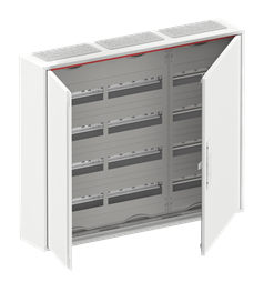 Табло за открит монтаж ComfortLine 4х36мод. CA34V с две плътни метални врати IP44 и Н и РЕ клеми ABB, 2CPX052190R9999