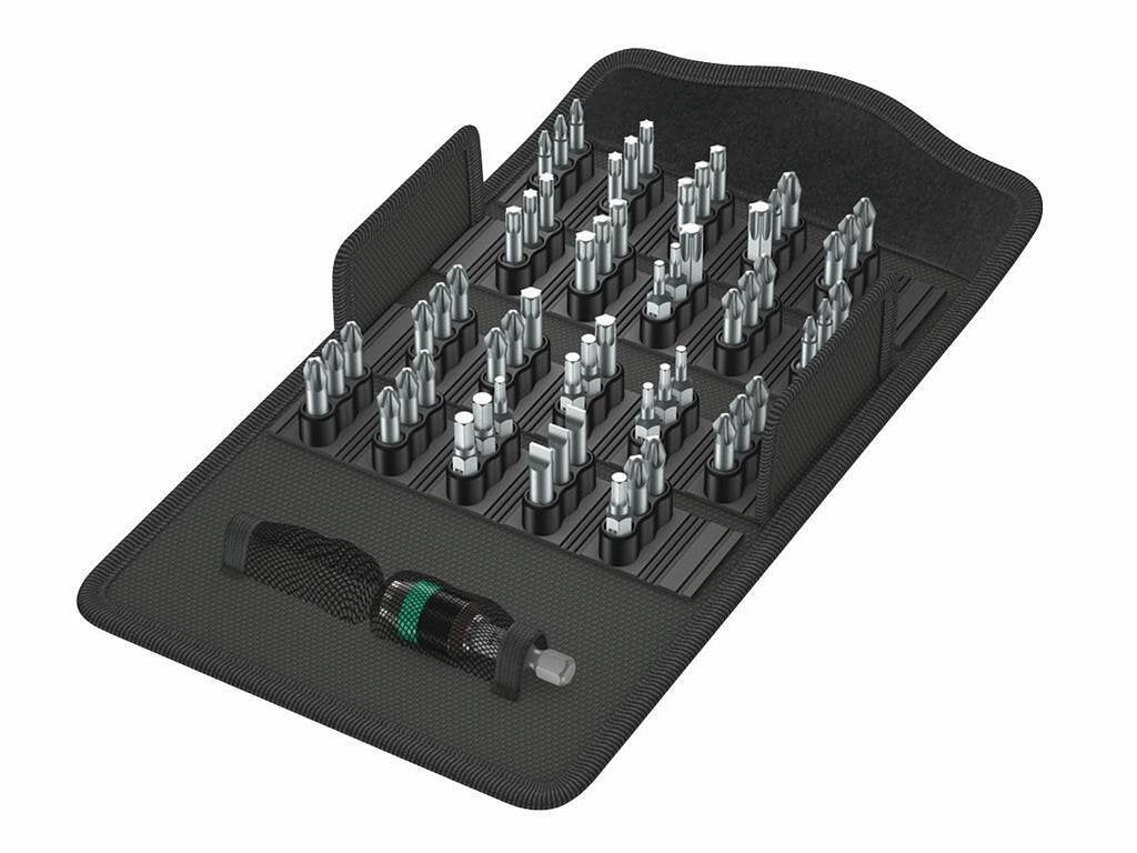 Комплект 60х бита и държач 889/4/1 K, Bit-Safe 61 Universal Wera - W057122