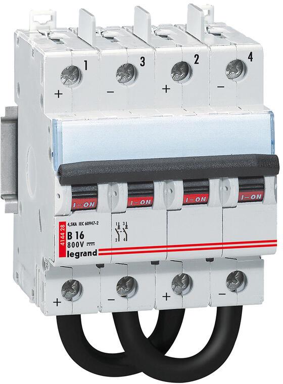 Автоматичен прекъсвач DX3-DC 2P 16A 800V= Legrand, LEGRAND НИСКО НАПРЕЖЕНИЕ, 414428