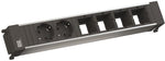 Модул за POWER FRAME 6M с 2х Шуко и 4х празни модула, цвят Черен, Bachmann, BACHMANN, B916.025