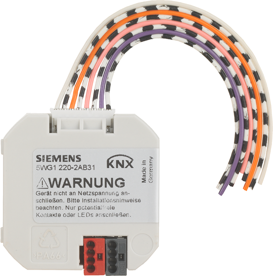 Модул входове UP220D31 4х канала 42х42mm KNX Siemens, 5WG1220-2DB31