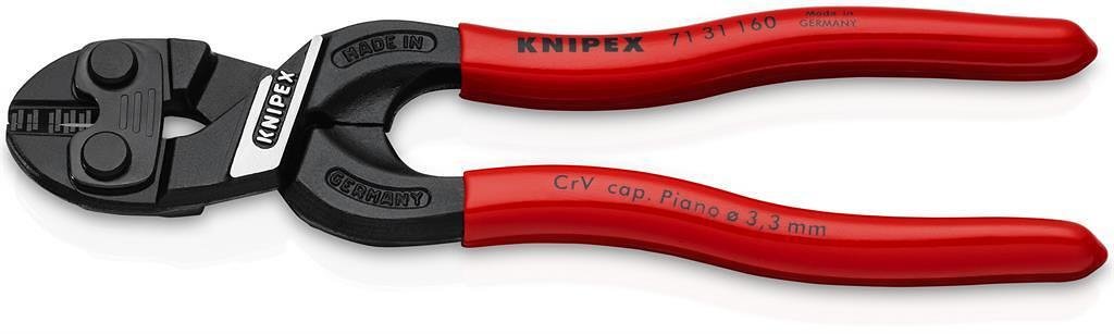 Клещи болторези CoBolt с водещ ръб, червена ръкохватка 160мм, Knipex - K7131160