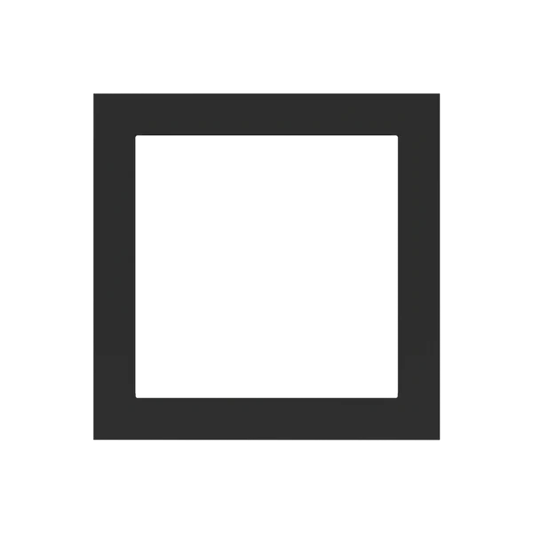 Рамка 1х 60x60 FF/Linea71 Fenix Black Ingo EKINEX, EK-PQS-FNI